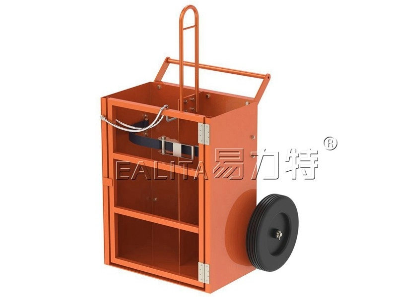 Troli Oksigen / Kandang Silinder Gas untuk Forklift atau Crane M-GCN2