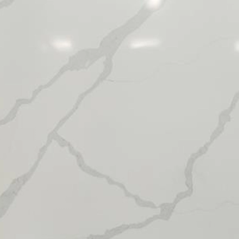 Lembaran besar Calacatta White Quartz