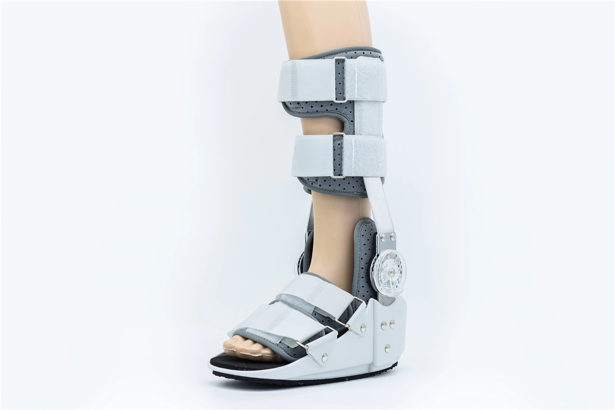 Fraktur ROM Walker Tinggi Musim Panas Kawat gigi boot dengan penahan aluminium dan tas pergelangan kaki gel
