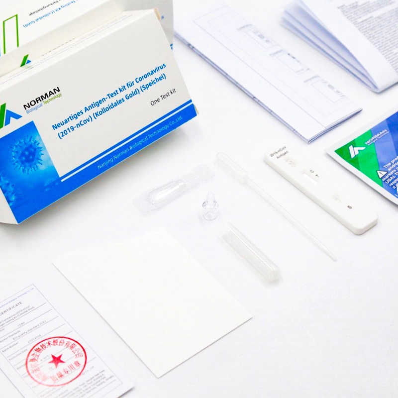 Novel Coronavirus (2019-nCoV) Paper Saliva Antigen Testing Kit (Koloid Emas)