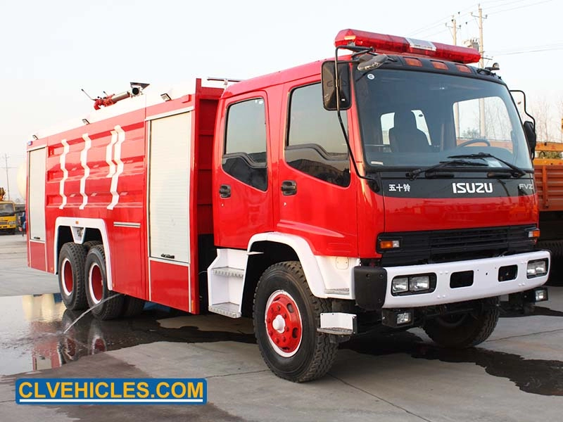 ISUZU 16000 liter tangki kendaraan pemadam kebakaran tanker