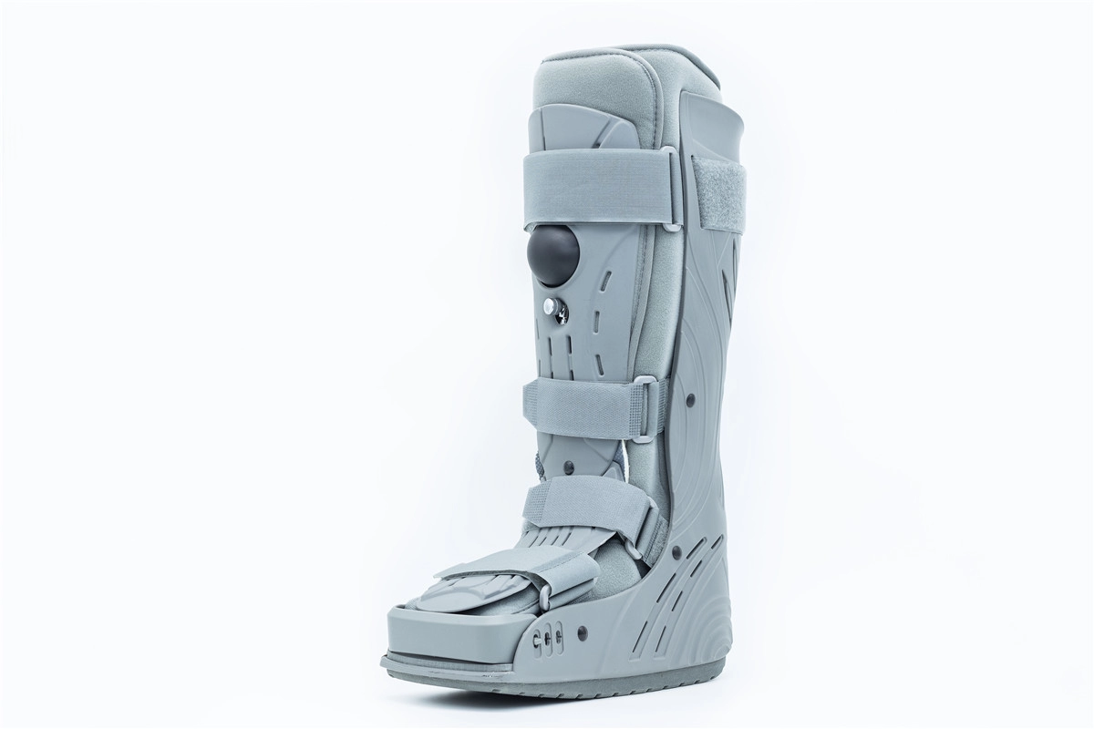 Plastik Shell Pneumatic Walker Boot braces Profil tinggi untuk patah kaki atau pergelangan kaki