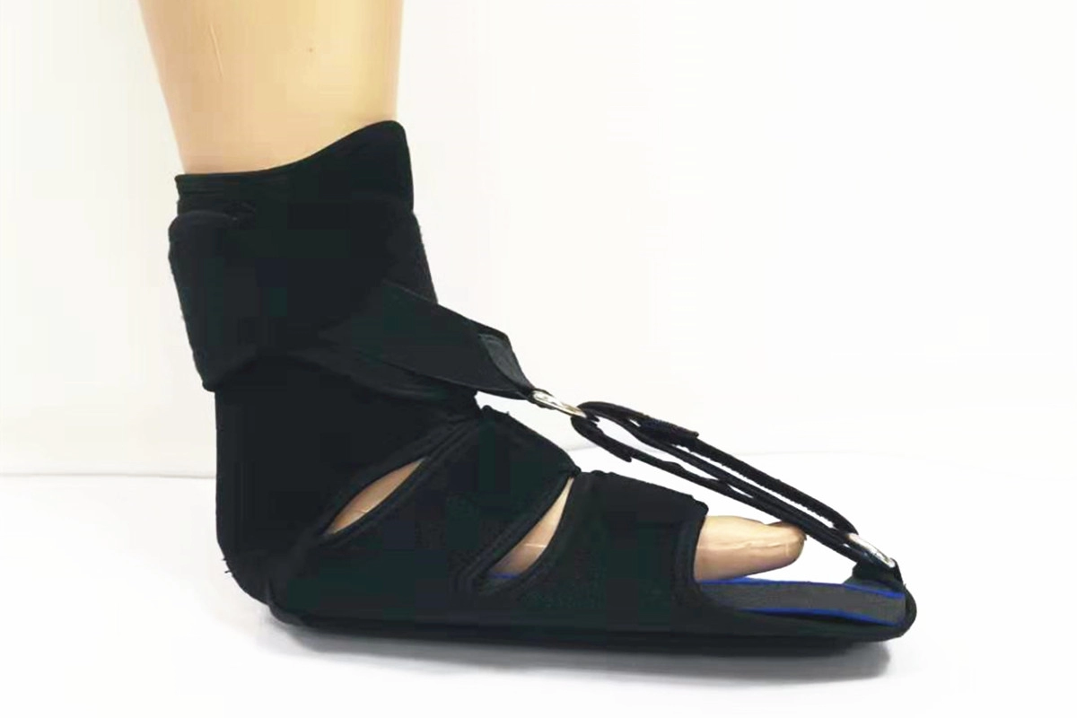 Foot drop braces belat malam punggung dengan tali yang dapat disesuaikan untuk rehabilitasi ortopedi