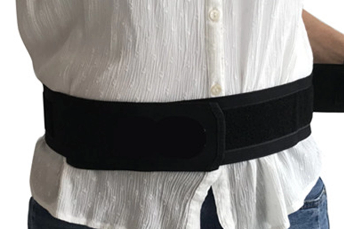 Sacroiliac Belt sabuk pemangkas pinggang untuk penyangga punggung bawah dengan bahan padat dan elastis