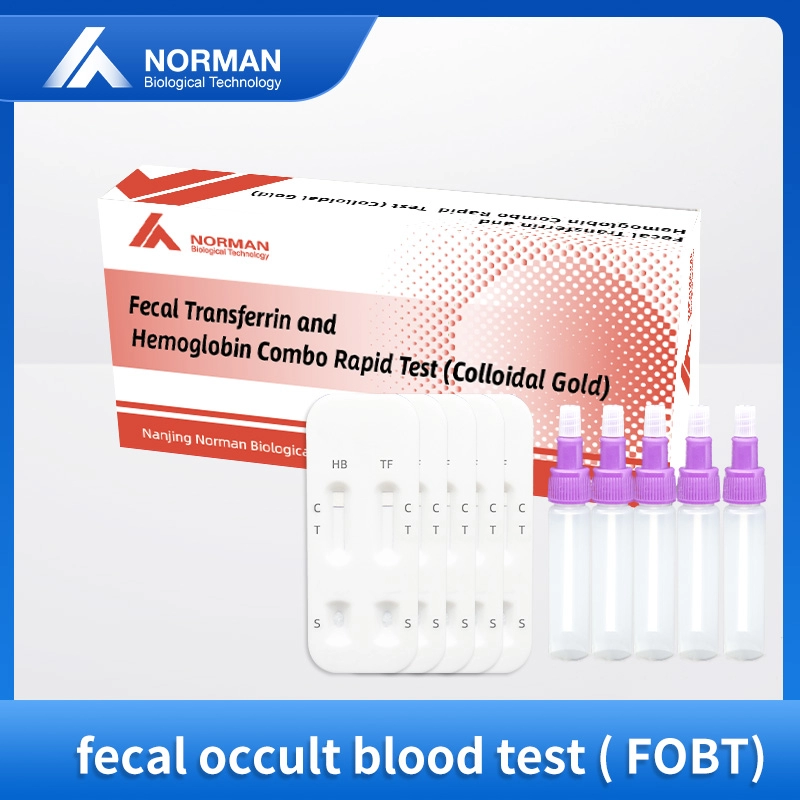 Kombo Rapid Test Transferin Fecal dan Hemoglobin (Koloid Emas)