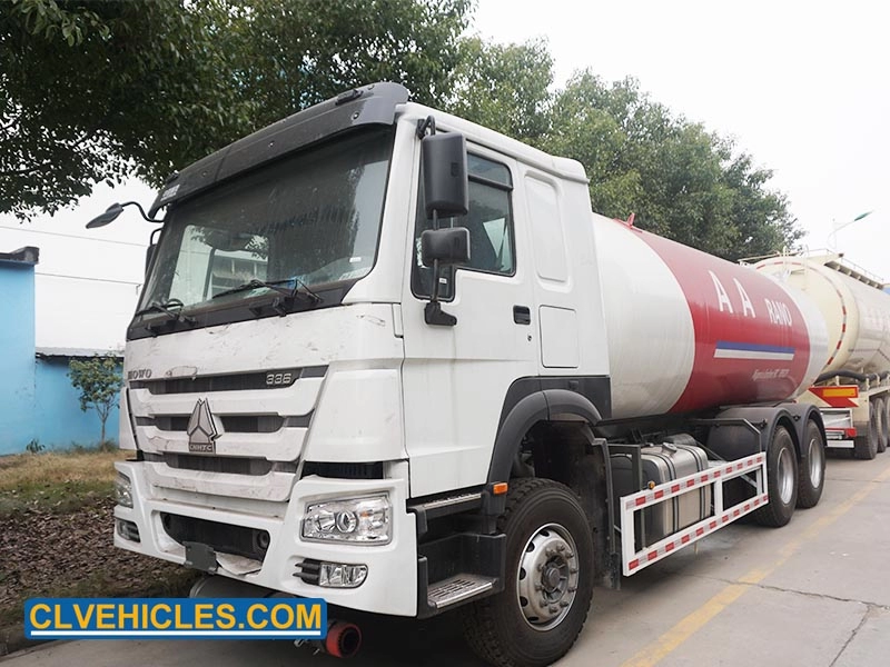 Howo 25000 liter lpg road tanker