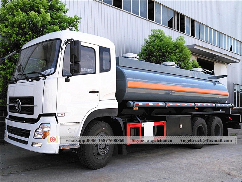 Truk Tanker Cair Asam Hidroklorat / Kimia 12 cbm Dongfeng