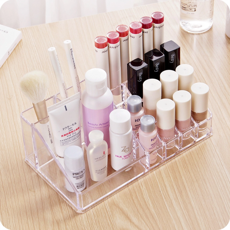 Tempat Penyimpanan Lipstik Akrilik Tempat Penyimpanan Kosmetik Lipstik Desktop