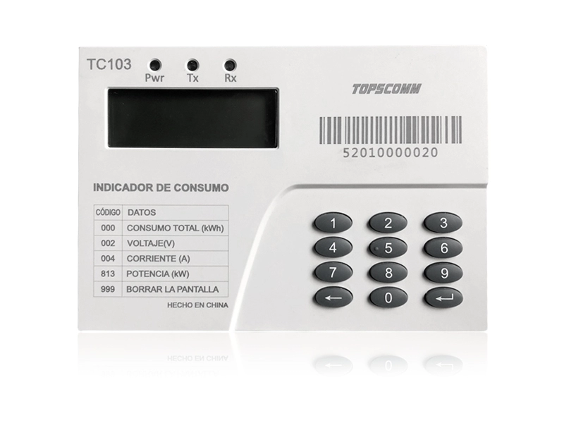 Unit Monitor dan Kontrol Keypad Unit Antarmuka Konsumen (CIU) TC103