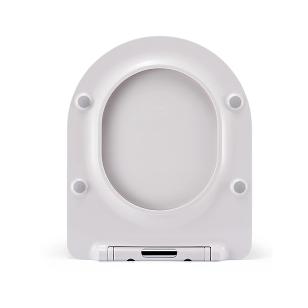 Standar Eropa ramping tipe D berbentuk kursi toilet penutup kursi toilet putih