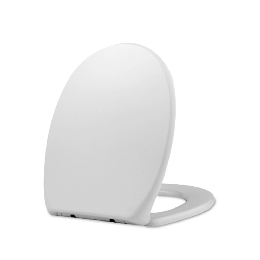 Penutup tutup toilet bulat berbentuk oval putih penutup kursi toilet ukuran universal