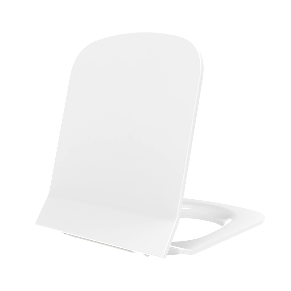 Sandwich klasik penutup kursi toilet persegi putih super tipis