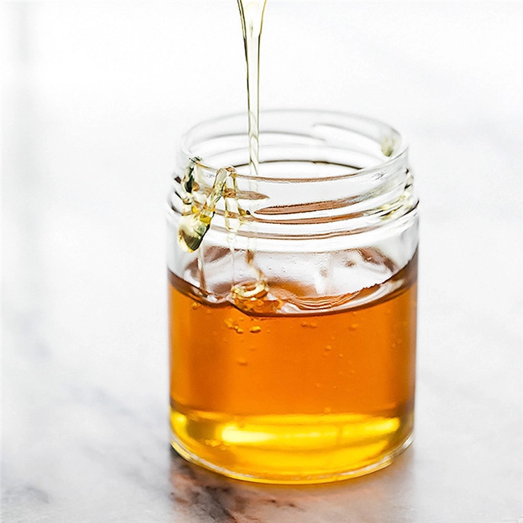 100% Murni Natural Wildflower Honey Golden Amber Color
