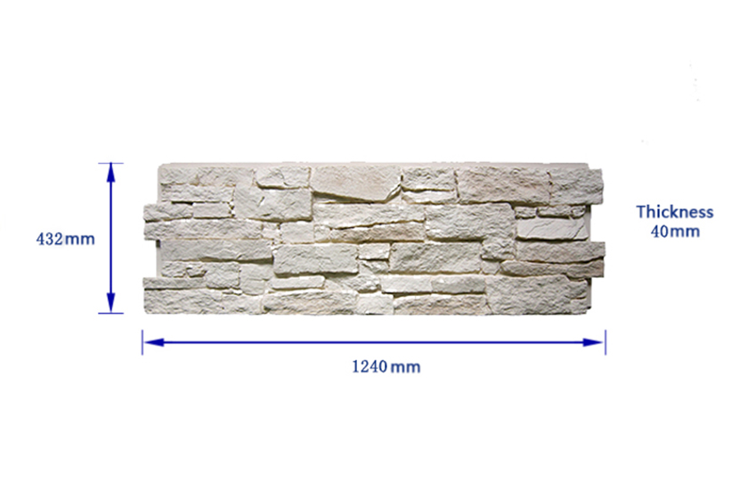 faux stone panel