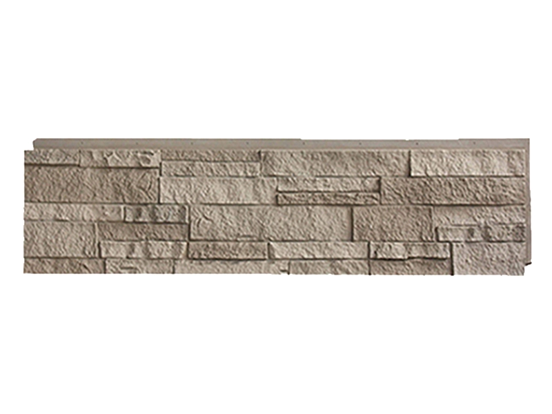 Panel Dinding Batu Palsu PU Polyurethane Kinerja Tinggi