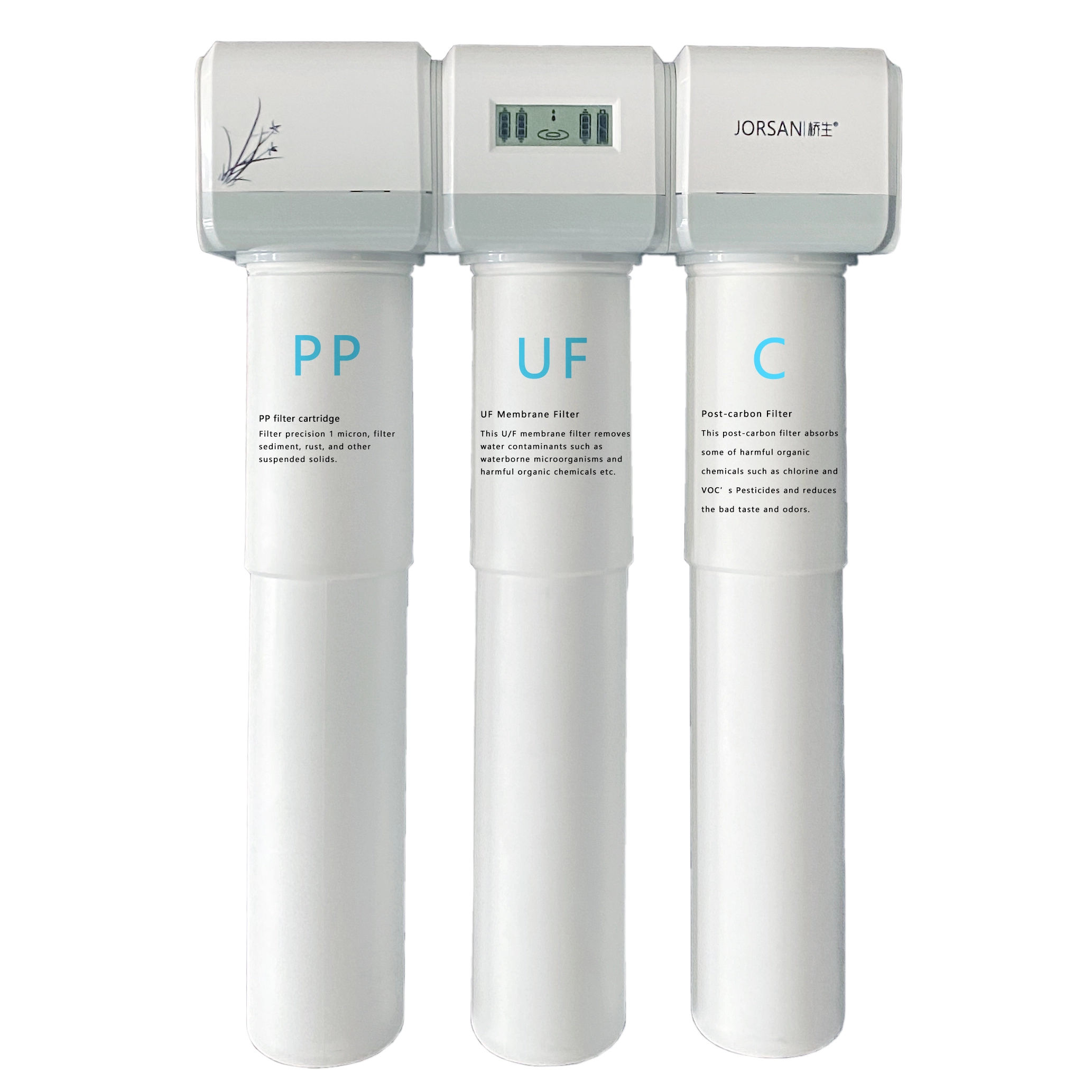 Sistem perawatan pemurnian filter air komersial