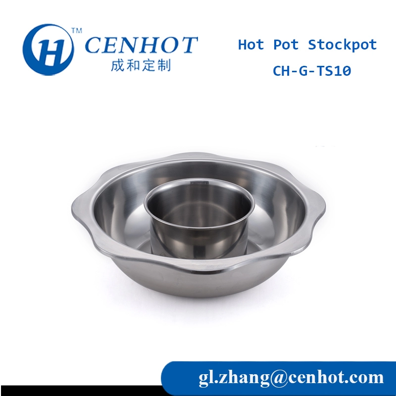 Restoran Cina Hot Pot Peralatan Masak Stainless Steel - CENHOT