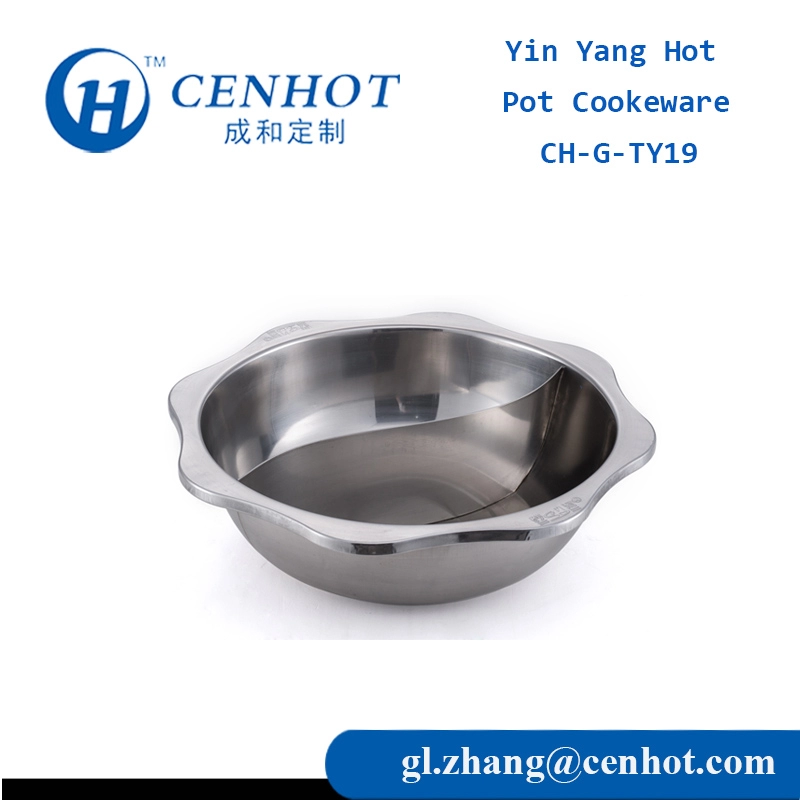 Peralatan Masak Hot Pot Yin Yang Stainless Steel Di Cina - CENHOT