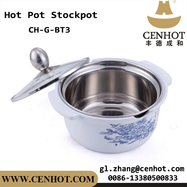 CENHOT Shabu-shabu Hot Pot Panci Bagian Dalam Stainless Steel Dengan Lapisan Plastik