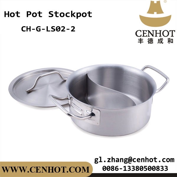 CENHOT Shabu Shabu Hot Pot Dengan Pembagi Pot Stok Berat