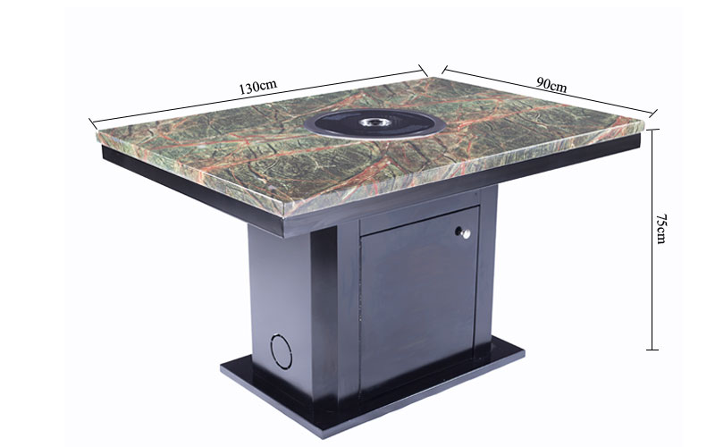 CENHOT Hot Selling Restaurant Korean BBQ Table’ s size