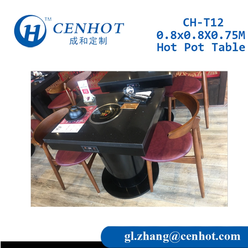 Meja Hot Pot Dengan Kompor Induksi Untuk Pabrik Restoran China - CENHOT
