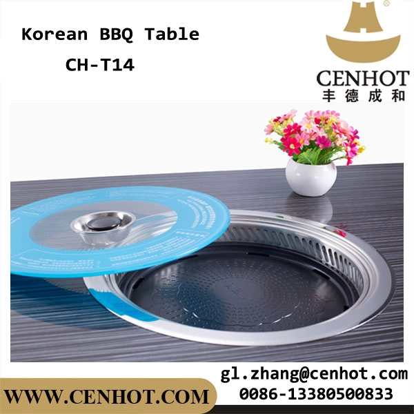 CENHOT Korean Barbecue Tables BBQ Grill Tables Untuk Restoran