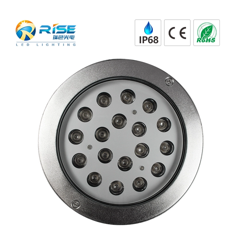 54W 18x3W RGB LED Underwater Pool Light