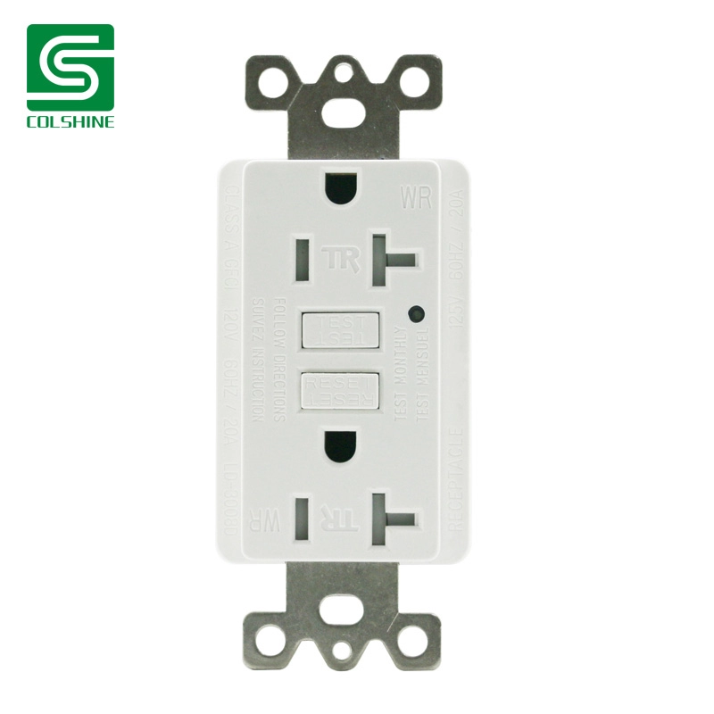 GFCI Outlet 20 Amp Receptacle Tamper Resistant Self Test Socket