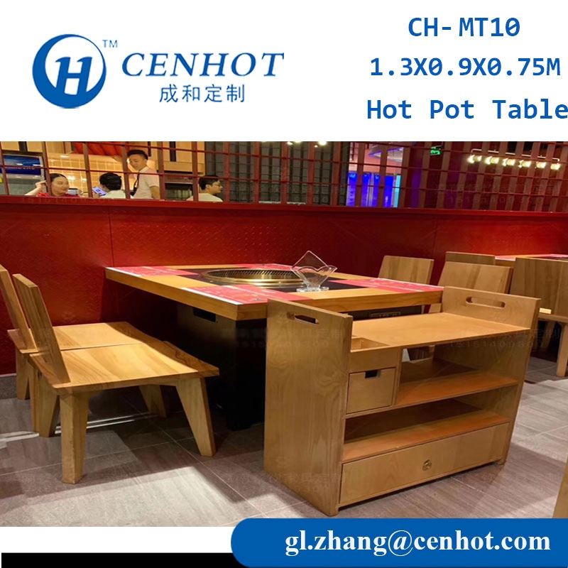 Seperti Haidilao Restaurant Commercial Hot Pot Tables And Chairs Furniture China CH-MT10 - CENHOT