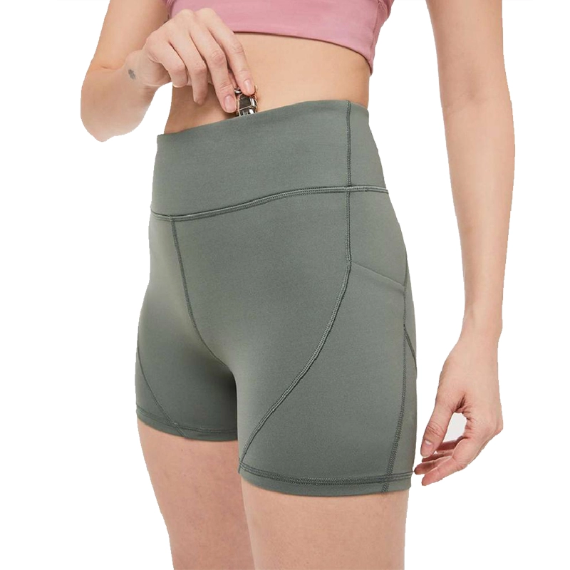 Personalized High Waist Women Yoga Squat Proof Biker Shorts