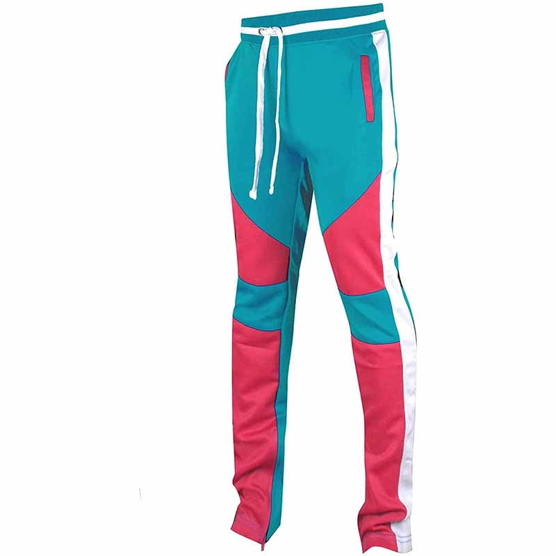 Mens Hip Hop Premium Slim Fit Track Pants - Celana Jogger Atletik dengan Taping Samping