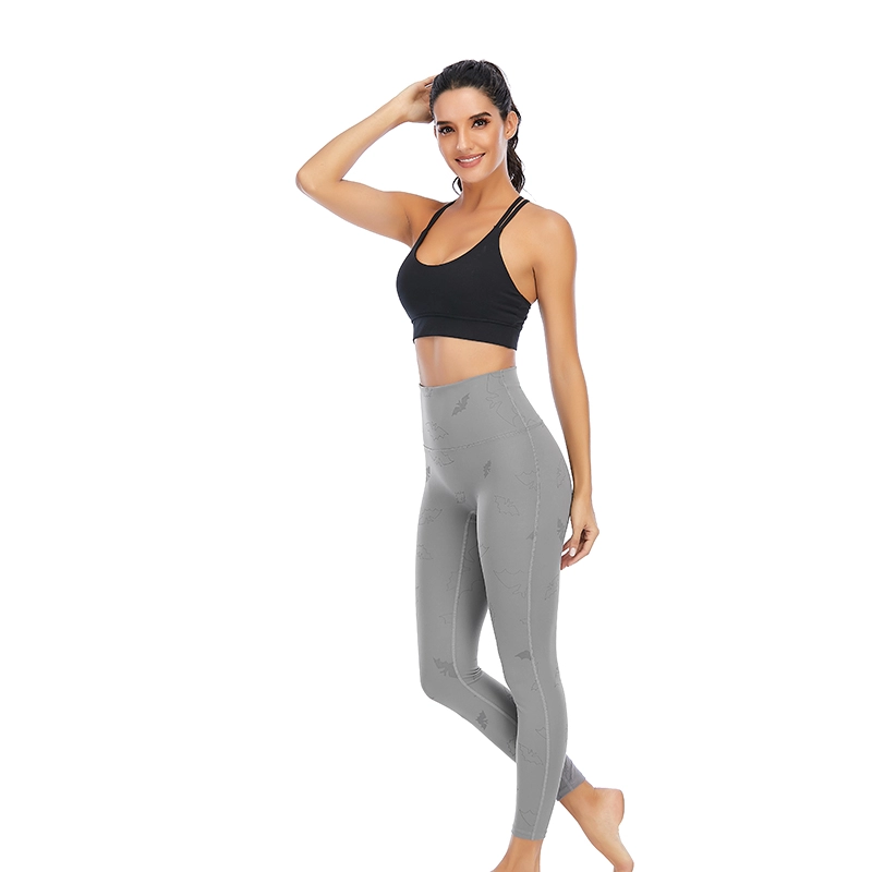 Custom Squat Proof Slimming Grey Gym Yoga Active Legging