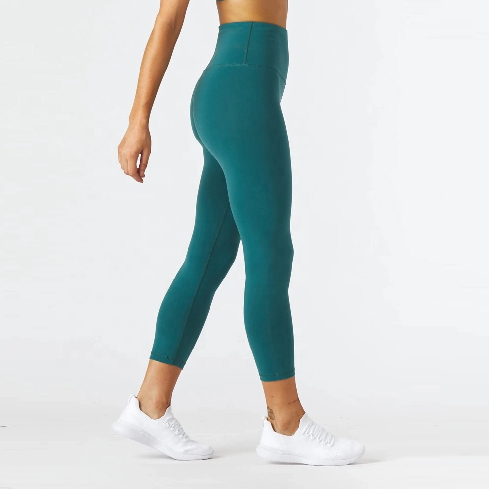 Celana Yoga Wanita dengan Kantong Celana Pinggang Tinggi