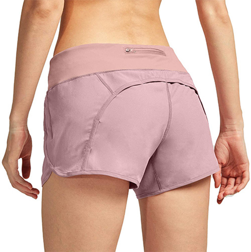 pink running shorts with pocket