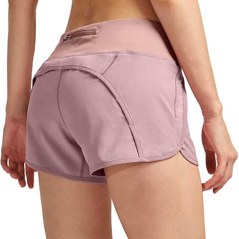 Workout Athletic Shorts for Women with Phone Pockets