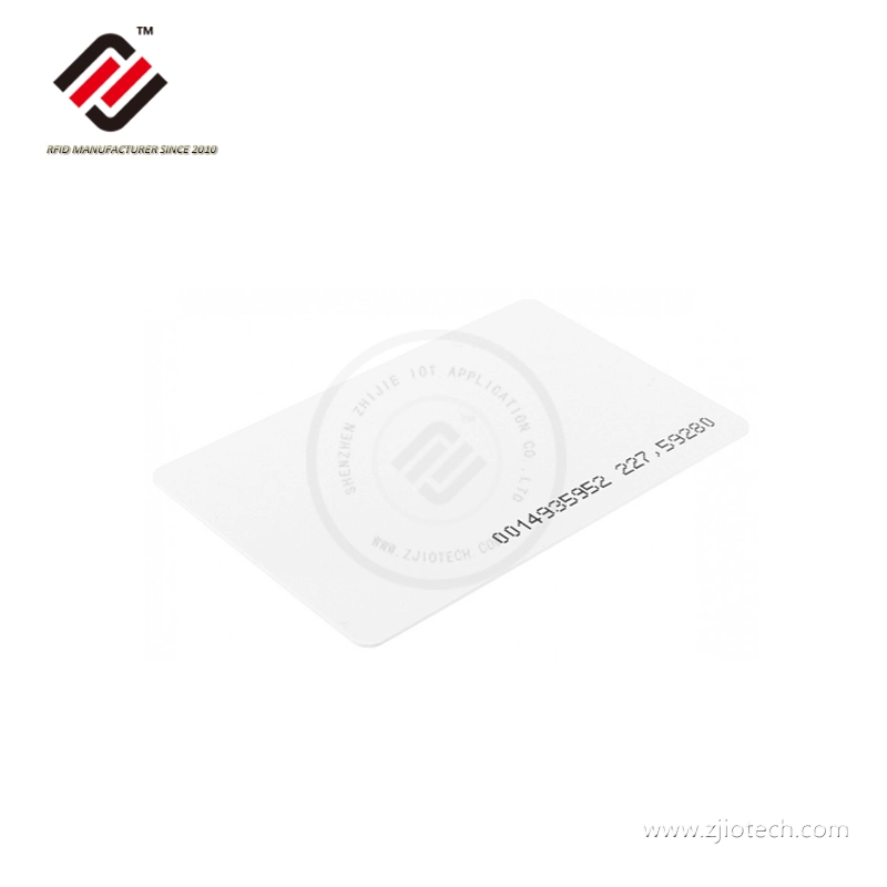 Kartu RFID Kosong PVC 125KHz LF yang Dapat Dicetak