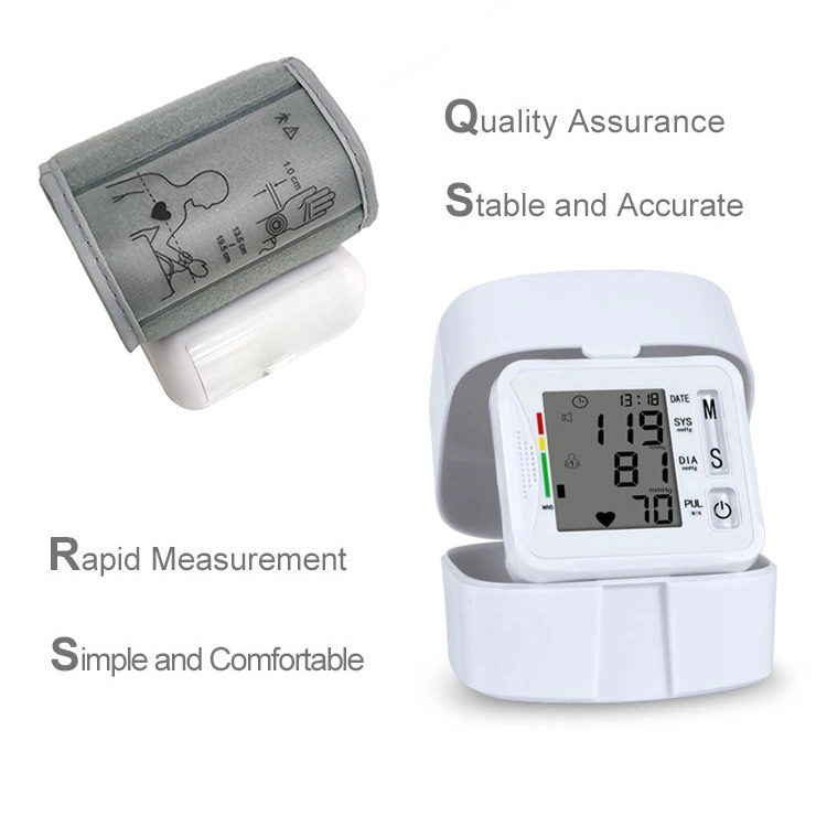 Sphygmomanometer monitor tekanan darah digital pergelangan tangan