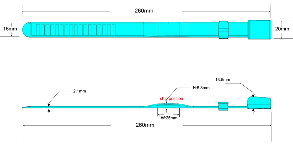 Details for Magnetic Locks Nfc Wristband 