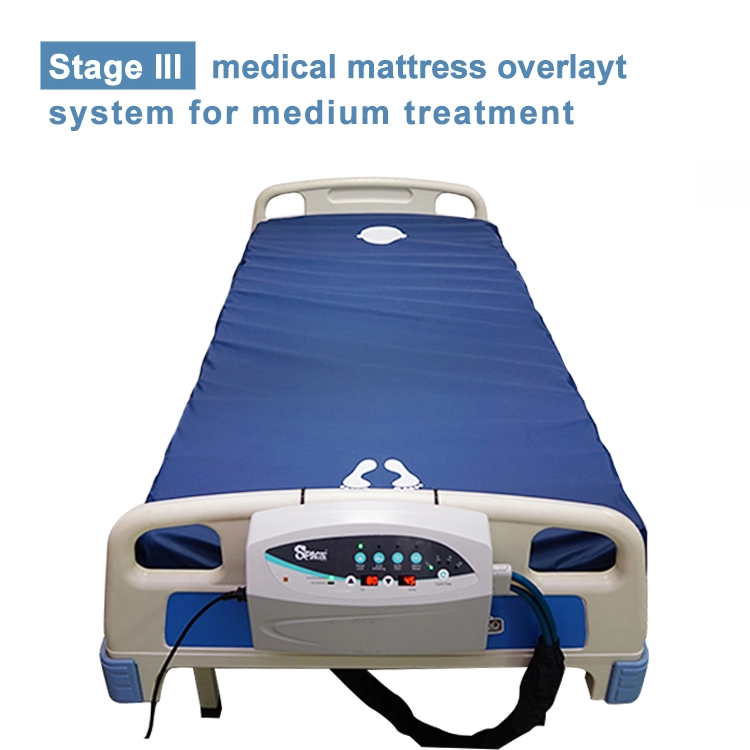 Tempat tidur rumah sakit medis tekanan bolak-balik tempat tidur pasien rumah sakit kasur udara dengan pompa