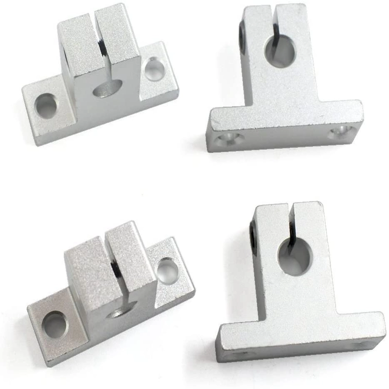 SK10 SH10 Aluminium Linear Motion Rail Clamping Panduan Dukungan Poros