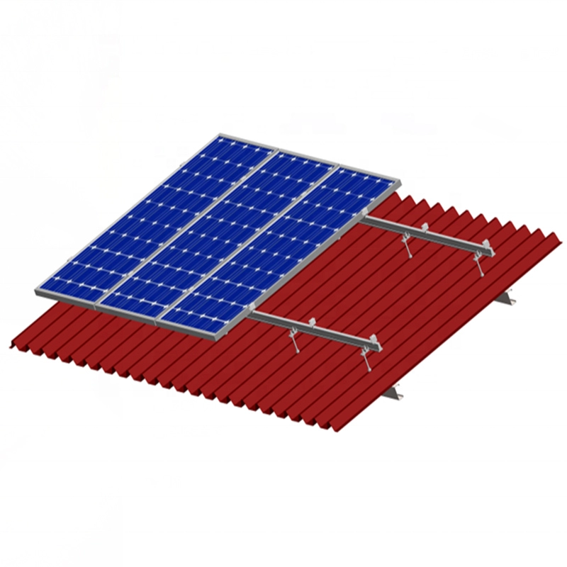 struktur pemasangan atap surya fotovoltaik industri perumahan
