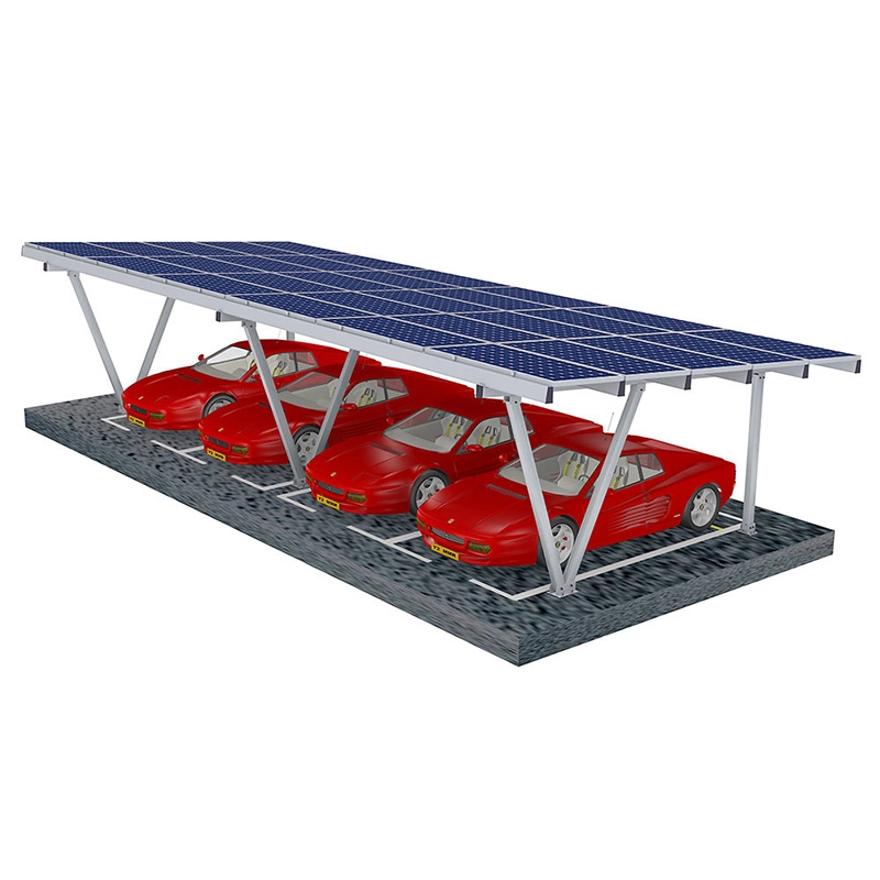 pemasangan panel surya carport struktur berkualitas tinggi
