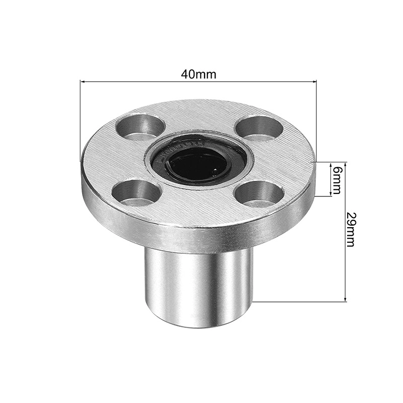 LMF10UU ID 10mm OD 19mm Panjang 29mm Linear Motion Ball Bearings untuk CNC