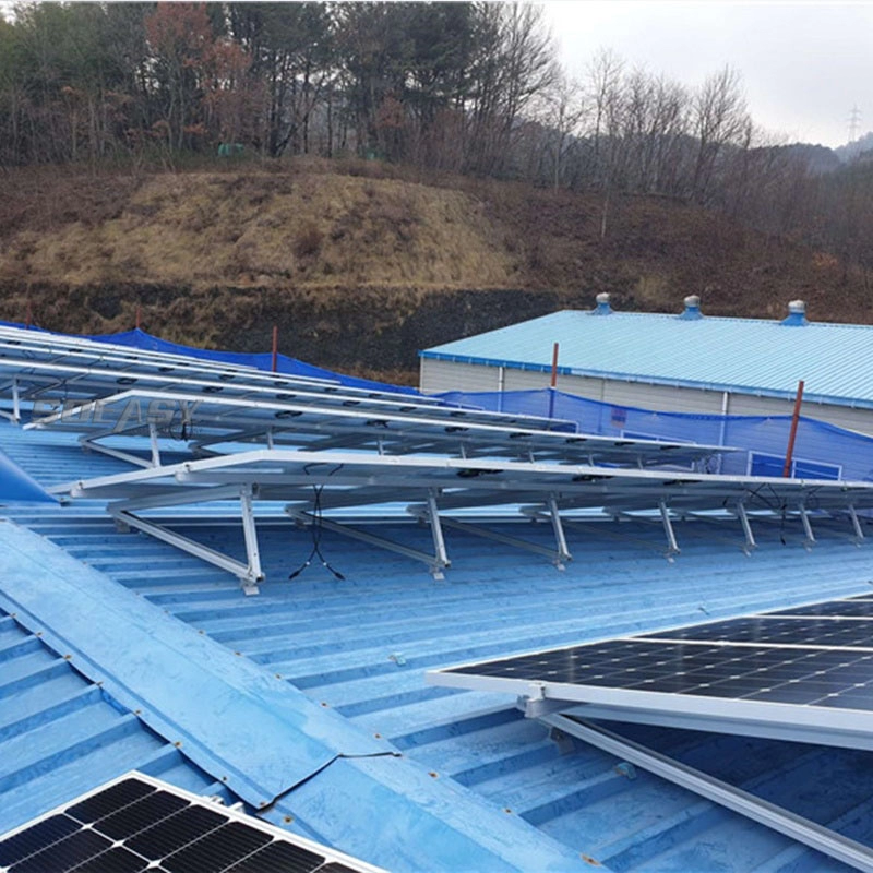 Pemasangan atap energi struktur PV surya untuk rumah