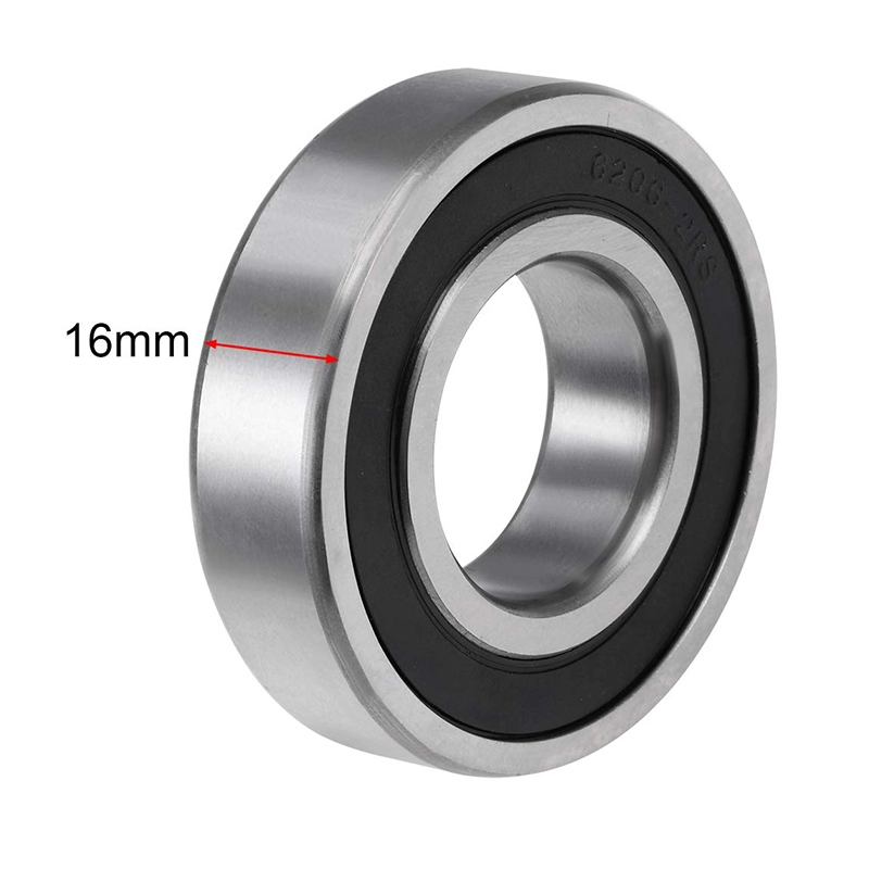 6206-2RS Double Rubber Seal Deep Bearings Groove Ball 30x62x16mm ABEC-3