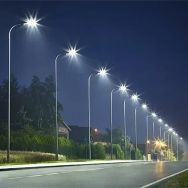 lampu jalan LED lingkungan luar ruangan