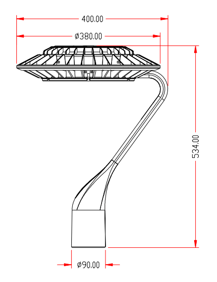 die-cast aluminium house garden light