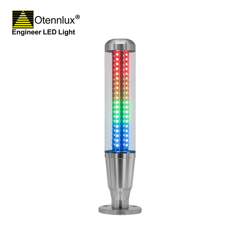 OMI1-401 Lampu menara peringatan sinyal led industri dasar lurus dengan bel