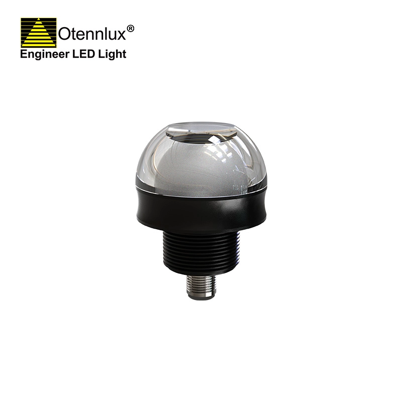 Lampu indikator mesin ukuran mini O50 IP69K 24v 50mm
